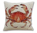 Onker Cotton Linen Square Decorative Throw Pillow Case Cushion Cover 18