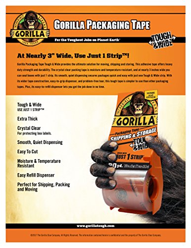 Gorilla Packing Tape with Dispenser - Image 2