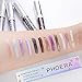 Chenway Glitter Eyeshadow,12 Color Magnificent Metals and Glow Holographic 3D High Pigmented Eyeshadow Liquid with Magnificent Long Lasting Professional Makeup (A)