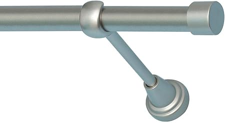 Sento 19mm Kit De Tringle à Rideau Metal Classic Gris Mat