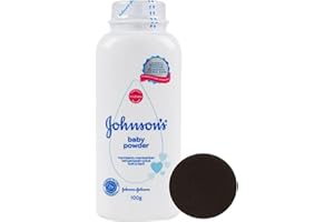 RADIANCEAURA SIGNATURE Johnson Baby Talc Powder for Baby Skin Care 100g (Pack of 1). This J&J Bundle Comes with RadianceAura Sponge Rubber Black.