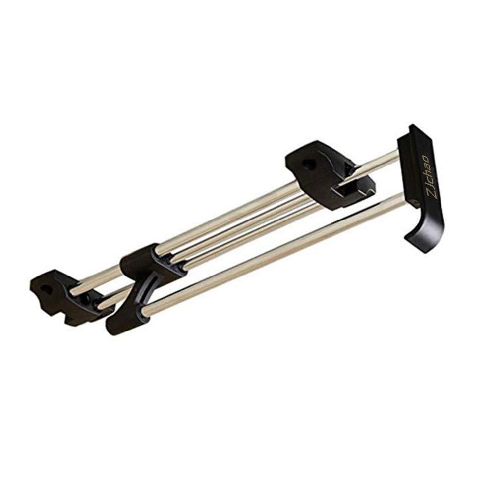 ZJchao Wardrobe Rail, Stainless Steel Clothes Rail, Wardrobe Pull Out Clothes Hanger Rail Organizer Rack Metal (40cm/ 15.7 Inches)