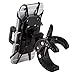 fineed Bike Phone Mount Bicycle Handlebar & Motorcycle Holder for iPhone 7 6S 6 Plus 6 5S 5 Samsung Galaxy S7 S6 S5 Edge Nexus 5X 6P LG G4 G5 Black