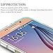 SWEES Phone Case Compatible Samsung Galaxy S6, New Slim Transparent Silicone Gel TPU Cover Compatible Samsung Galaxy S6 2015, Scratch Resistant [Clear View CASE], Crystal Clear Design