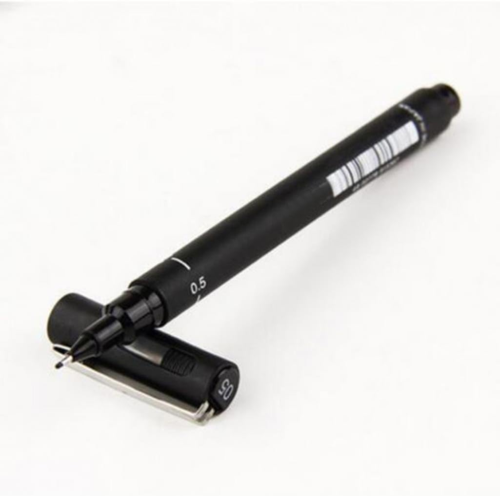Black Pigment Liner Fineliner Waterproof Anime Comics Sketching Ink Drawing Pen - 0.5mm Geshiintel