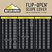 Butler Creek Flip-Open Eyepiece Scope Cover, Size 15 (1.66x1.45-Inch, 42.2x36.8mm)