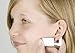 Ear Piercing Studex Earrings Gold Round 6mm Clear CZ System 75 Universal