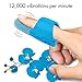 Fuzu Fingertip Massager Patented, Neon Blue