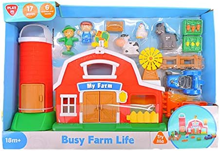 PlayGo Busy Farm Life Preschool Playset 