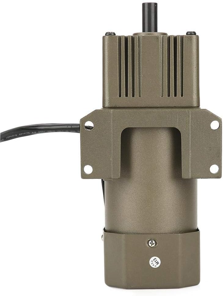 Electric Gear Motor, Walfront AC 220V 90W Single Phase Asynchronous Gear Motor High Torque Deceleration Adjustable Speed 5K/10K/20K/50K/100K RPM Optional(5k) - - 