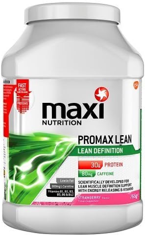 MaxiNutrition Promax Lean Definition Protein Shake Powder - 765 g, Strawberry by MaxiNutrition