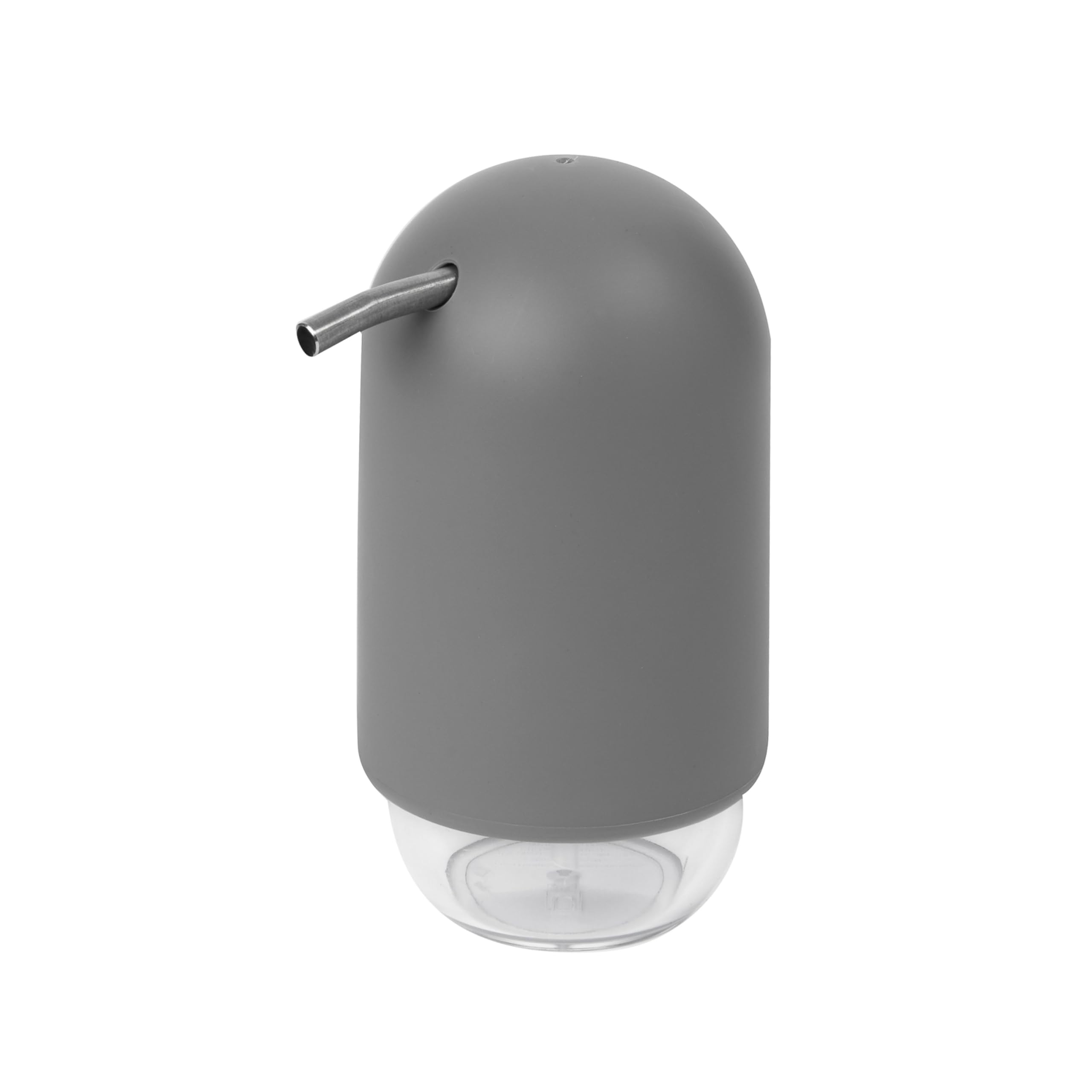 Umbra Touch Soap Dispenser Pump 13 oz (384 ml) Capacity for Liquid Soap or Hand Sanitizer, Easy to Refill, Grey