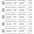 Gigastone Z60 128GB 10-Pack USB 3.2 Gen1 Flash Drive, Ultra High Speed Pen Drive, Capless Retractable Design Thumb Drive, USB