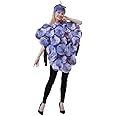 Megartico Halloween Adult Fruit Slice Costume Women Funny Food Costumes Men Party Fruits Vegetable Outfit