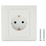 Single EU German Standard Electrical Plug Socket
