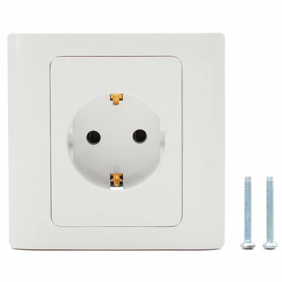 Single EU German Standard Electrical Plug Socket