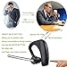 Bluetooth Headset, Hands Free Wireless Bluetooth In-Ear Earpiece Earbuds Noise Reduction Earphones Lightweight Headphones with Mic for Smarphone + Plastic Carrying Case