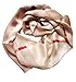 JIMINCI Women's Fashion Scarf 100% Silk Scarf Plaid Scarf Shawl Wraps for Headscarf&Neck(Light Brown)