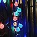 SUPSOO Solar String Light 20ft 30 LED Crystal Ball Waterproof String Lights Solar Powered Lighting for 8 Modes Lighting for Patio,Lawn,Garden,Wedding,Party,Christmas Decorations(Multi-Color)