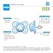 MAM Pacifiers, Baby Pacifier 0-6 Months, Best Pacifier for Breastfed Babies, Premium Comfort and Oral Care 'Perfect' Collection, Boy, 1-Count