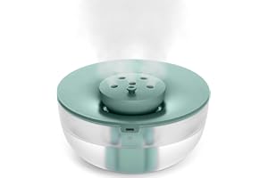 AIKIDS Air Humidifier Humidifiers for Bedroom - 22dB Super Quiet Mist Humidifier & Essential Oil Diffuser | 1.2L USB Humidifi