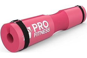 ProFitness Barbell Pad Squat Pad- Shoulder Support for Squats, Lunges & Hip Thrusts - For Olympic or Standard Bars
