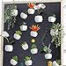 SUJING 1pcs Cute Succulent Plant Magnetic Refrigerator Magnets Cute Home Decor Refrigerator Stickers Creative Notice Message Magnetic Stickers Gift (D(1pcs))