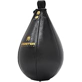 Meister SpeedKills Leather Speed Bag with Lightweight Latex Bladder | Hand-stitched and gyro-balanced for true rebounds, 100% genuine cowhide leather, lightweight SpeedKills bladder