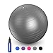 JBM Exercise Yoga Ball with Air Pump - Support up to 200 lbs