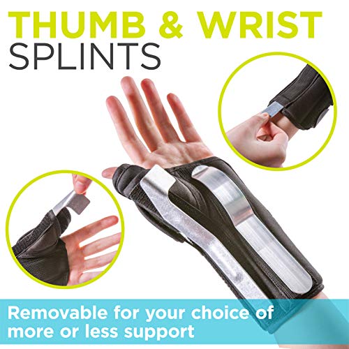 BraceAbility Thumb & Wrist Spica Splint De Quervain