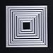 Whitelotous Cutting Dies Cut Dies Stencil Metal Template Mould for DIY Scrapbook Album Paper Card (8 pcs Squares)