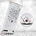 Maxdara Glitter iPod Touch 5 6 7 Case, iPod 5th 6th 7th Generation Case for Girls Children Liquid Bling Sparkle Pretty Case for iPod Touch 5th 6th 7th Generation (Silver)