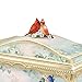 The Bradford Exchange Songbird Serenade Music Box, Joe Hautman Cardinal Art, 22K Gold Accents, Porcelain