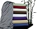Brielle 100-Percent Rayon Bamboo Duvet Cover, Full/Queen, Titanium