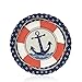 Big Dot of Happiness Ahoy Nautical - Party Tableware Plates, Napkins - Bundle for 16