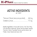 K-Plus Potassium Citrate Plus Cranberry Supplement for Dogs - UTI Remedy Chewable Tablets - Supports Bladder Health - For Every Dog Breed (100 Tabs)