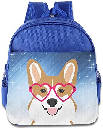 ELF STORY - Welsh Corgi Little Kid Baby Boys Girls Toddler School Bag RoyalBlue