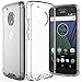 Moto G5 Plus Case, Fosmon HYBO-FENDER Crystal Clear Back Cover Hybrid Bumper Hard Case for Motorola Moto G Plus 5th Generation (Clear)
