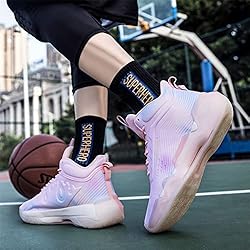 Angugu Mens Basketball Shoes Lightweight Breathable