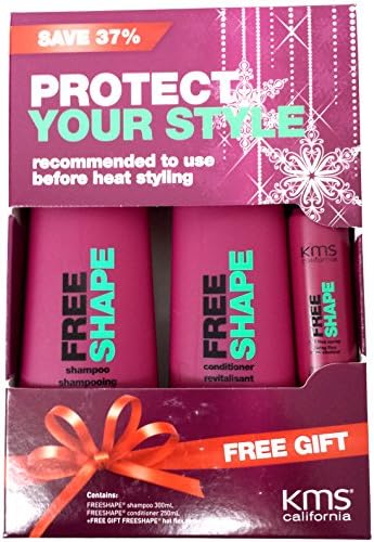 KMS Holiday Duo FREESHAPE Shampoo / Conditioner + Hot Flex Spray Sample
