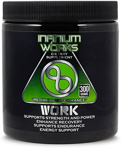 Pre Workout Supplement Powder- Naturally Increase Power Output, Sustain Energy Levels &amp; Amplify Workouts in One Dose (300 Grams) by Infinium Works
