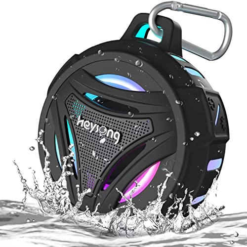 HEYSONG Shower Bluetooth Speaker, IP67 Waterproof Wireless
