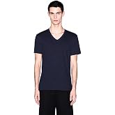Armani Exchange Men's Pima Cotton Jersey Short Sleeve V-Neck T-Shirt