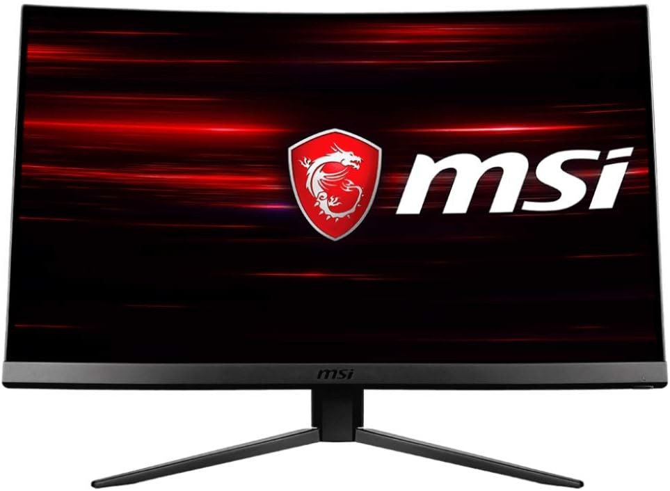 MSI Optix MAG241CVUK Curved Gaming Monitor '23.6 Inch, Full HD, VA, 144Hz, 1ms, 1920x1080, 1500R, DisplayPort, 2x HDMI, 2x USB, AMD FreeSync, G-Sync Compatible'