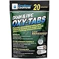 Drain & Pipe Oxy-Tabs for Main Sewer and Septic Lines. Build-Up Remover. Oxygen supercharges Billions of Safe Bacteria to Breakdown Household Waste to Help Prevent Clogs & Eliminate Odors. (20)