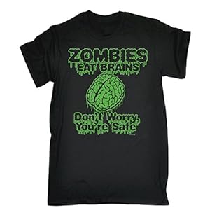 Zombies EAT Brains – Don’t Worry, Your Safe New Premium Loose FIT T-Shirt