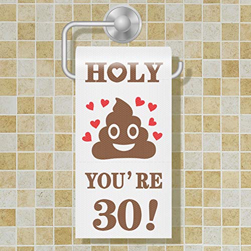 30th Birthday Toilet Paper Roll Prank Funny Gag Gift Birthday Gifts