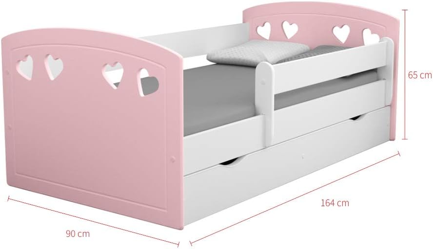 Selsey Derata Lit Enfant Avec Barriere De Securite Blanc 140x80 Cm Avec Tiroir De Rangement Matelas Inclus Lits Pour Tout Petits Plusbushouten Bebe Puericulture
