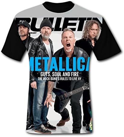 design Metallica-Rock-Band New Jacket Fashion Tops Hot Suit