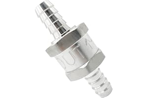Automotive-leader 10mm 3/8" Fuel Non Return One Way Check Valve Petrol Diesel Fuel Oil Water Aluminium Alloy Accessories
